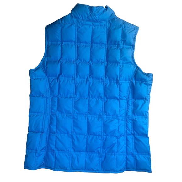 Royal Blue Quilted Puffer Vest with Stand-Up Collar - Picture 3 of 11